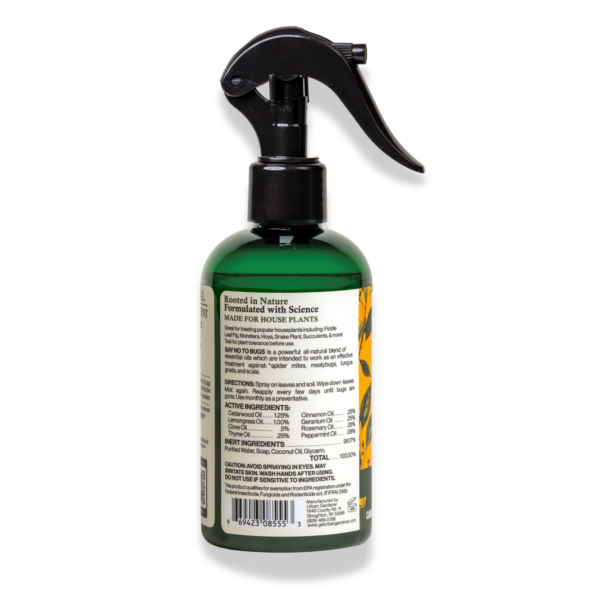 Wholesale Partner: Urban Gardener - Say No To Bugs - Natural Insect Treatment