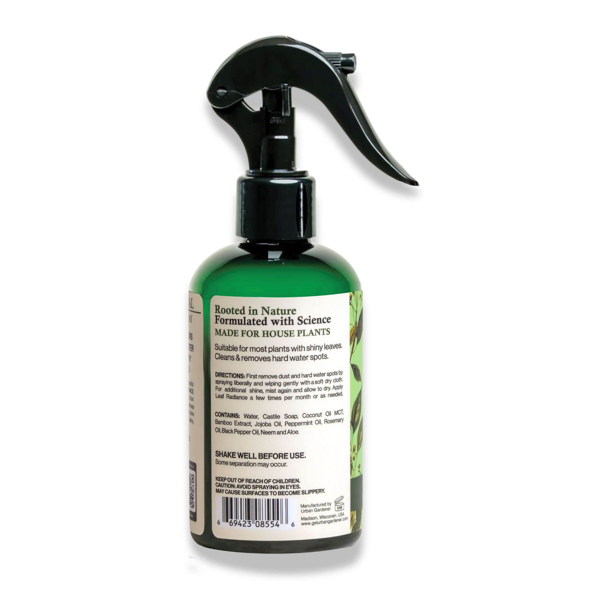 Wholesale Partner: Urban Gardener - Leaf Radiance - Cleaner, Conditioner, Shine