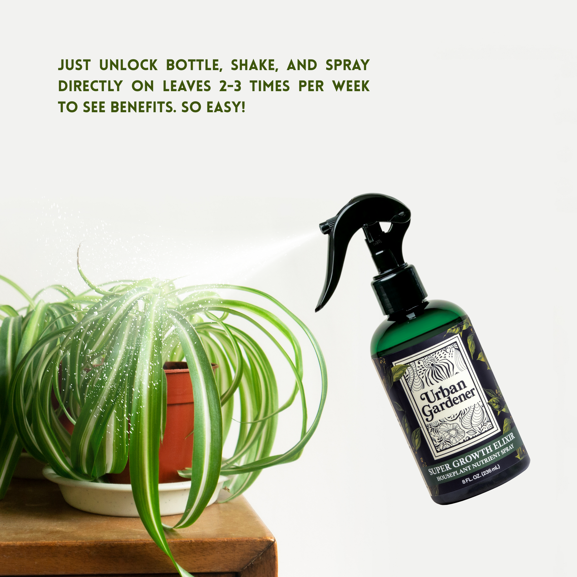 Wholesale Partner: Urban Gardener - Super Growth Elixir - Total Plant Health Spray