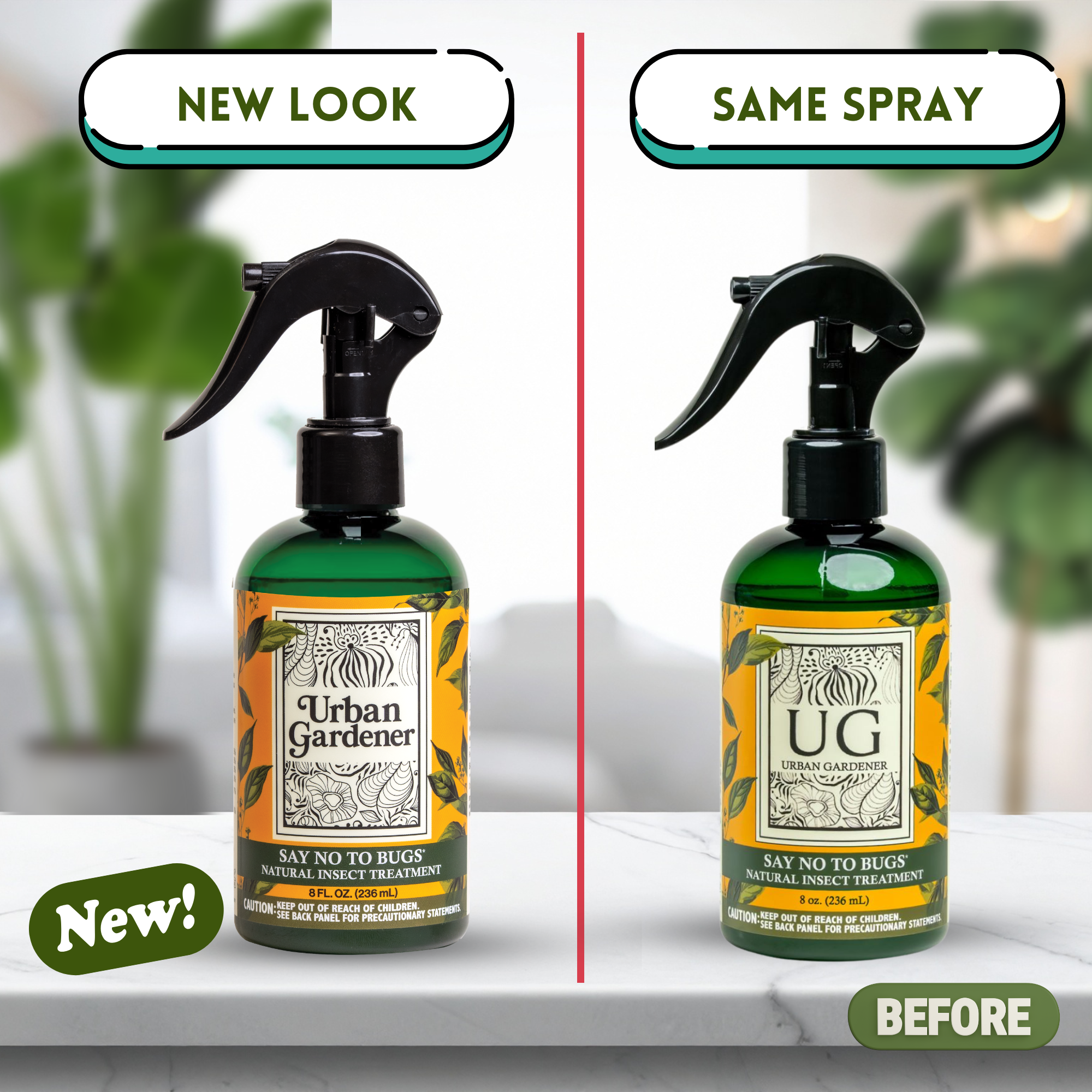 Wholesale Partner: Urban Gardener - Say No To Bugs 32oz Refill Bottle