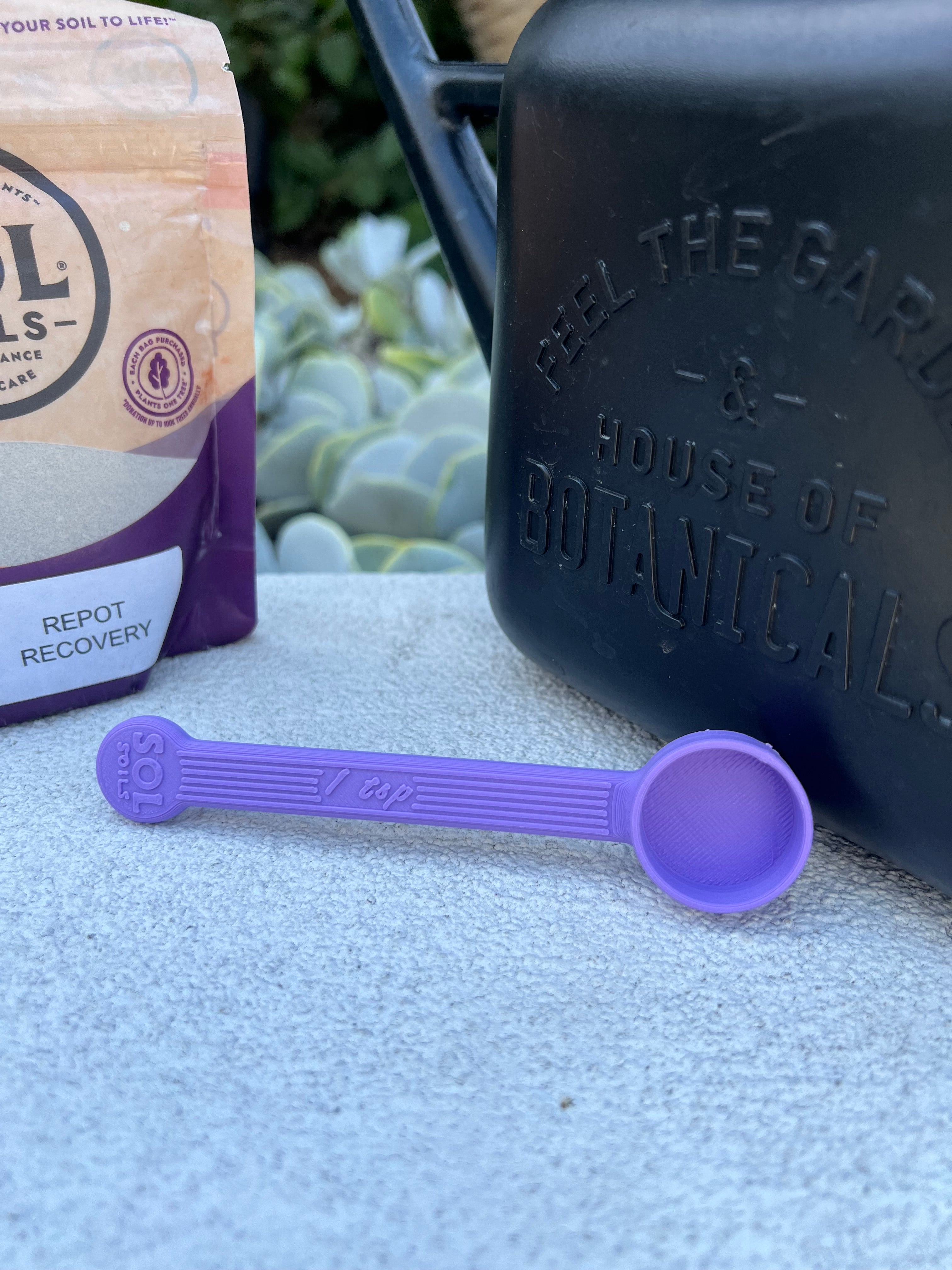 Wholesale Partner: Sol Soil - Sol Biotics Purple Powder Spoon - 1 Teaspoon