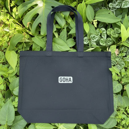 GOHA Turn Over a New Leaf Tote Bag  - Black