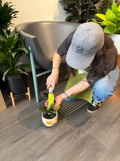 Turn Over a New Leaf Hat  - Charcoal (OS)