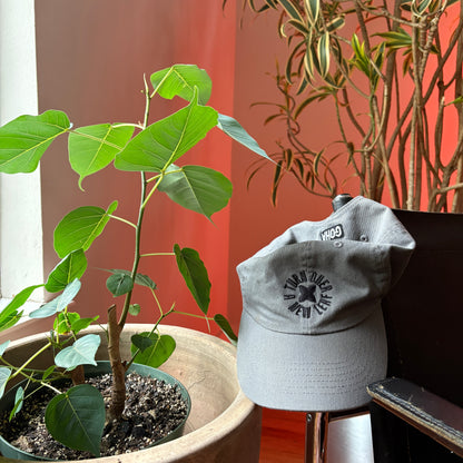 Turn Over a New Leaf Hat  - Charcoal (OS)