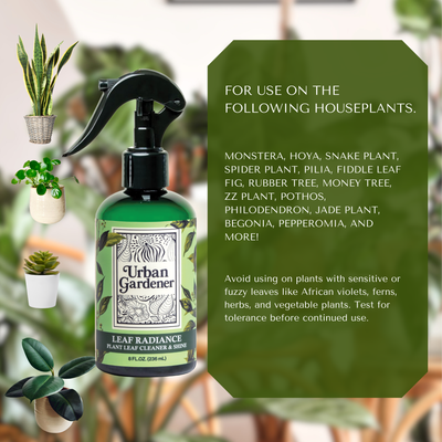 Wholesale Partner: Urban Gardener - Leaf Radiance - Cleaner, Conditioner, Shine