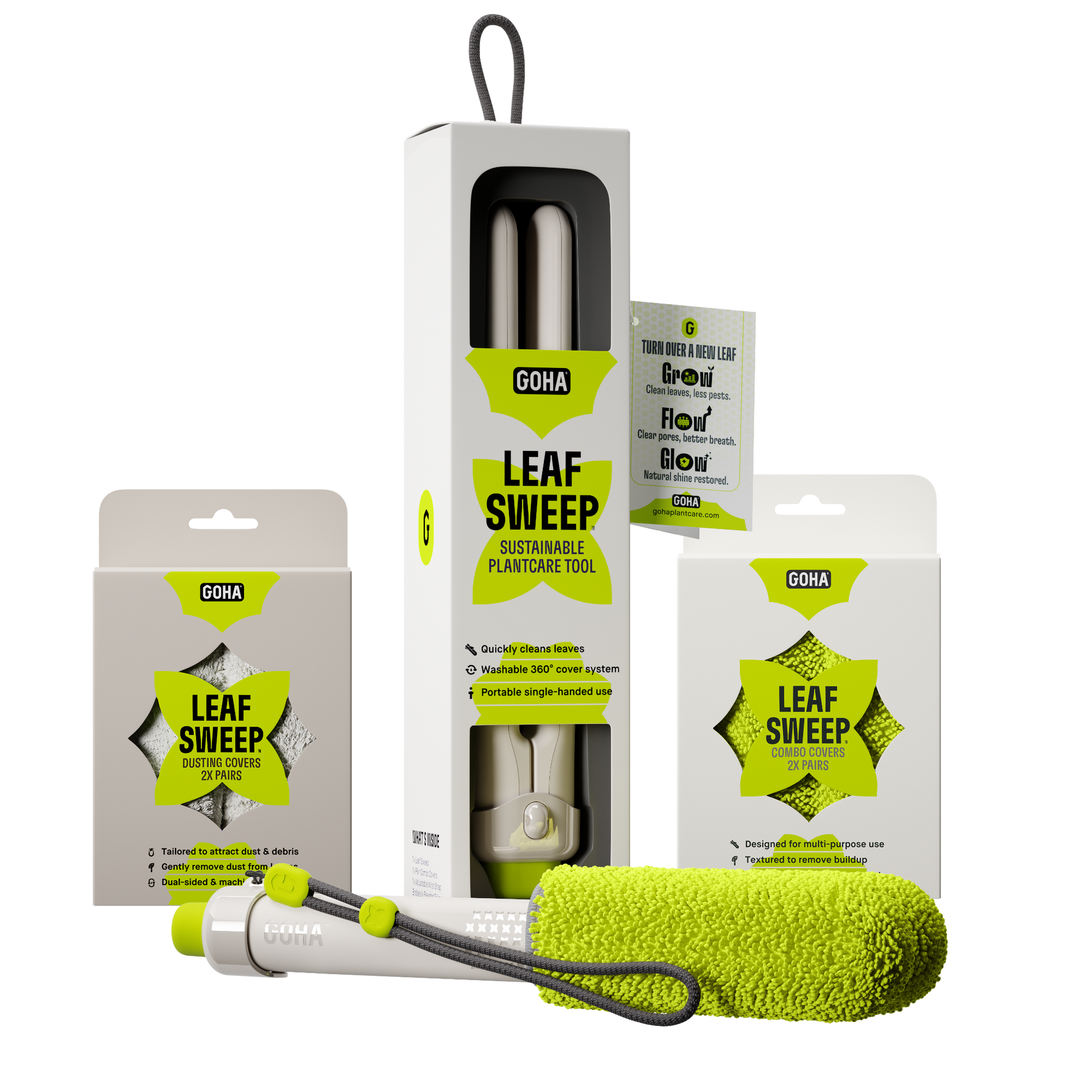 GOHA™ Plant Lover Bundle: Leaf Sweep™ Starter Kit + 2 x Pairs