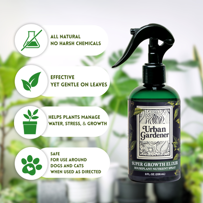 Wholesale Partner: Urban Gardener - UG 3 Pack Kit - Super Growth Elixir, Say No To Bugs, Leaf Radiance