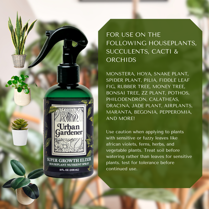 Wholesale Partner: Urban Gardener - Super Growth Elixir - Total Plant Health Spray