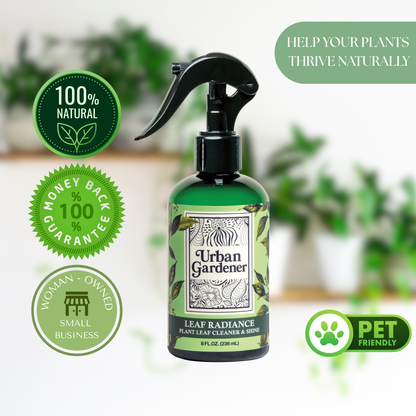 Wholesale Partner: Urban Gardener - Leaf Radiance - Cleaner, Conditioner, Shine