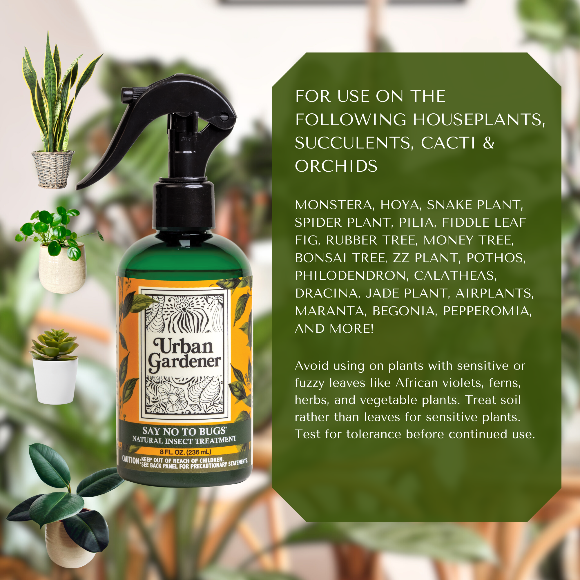 Wholesale Partner: Urban Gardener - Say No To Bugs - Natural Insect Treatment