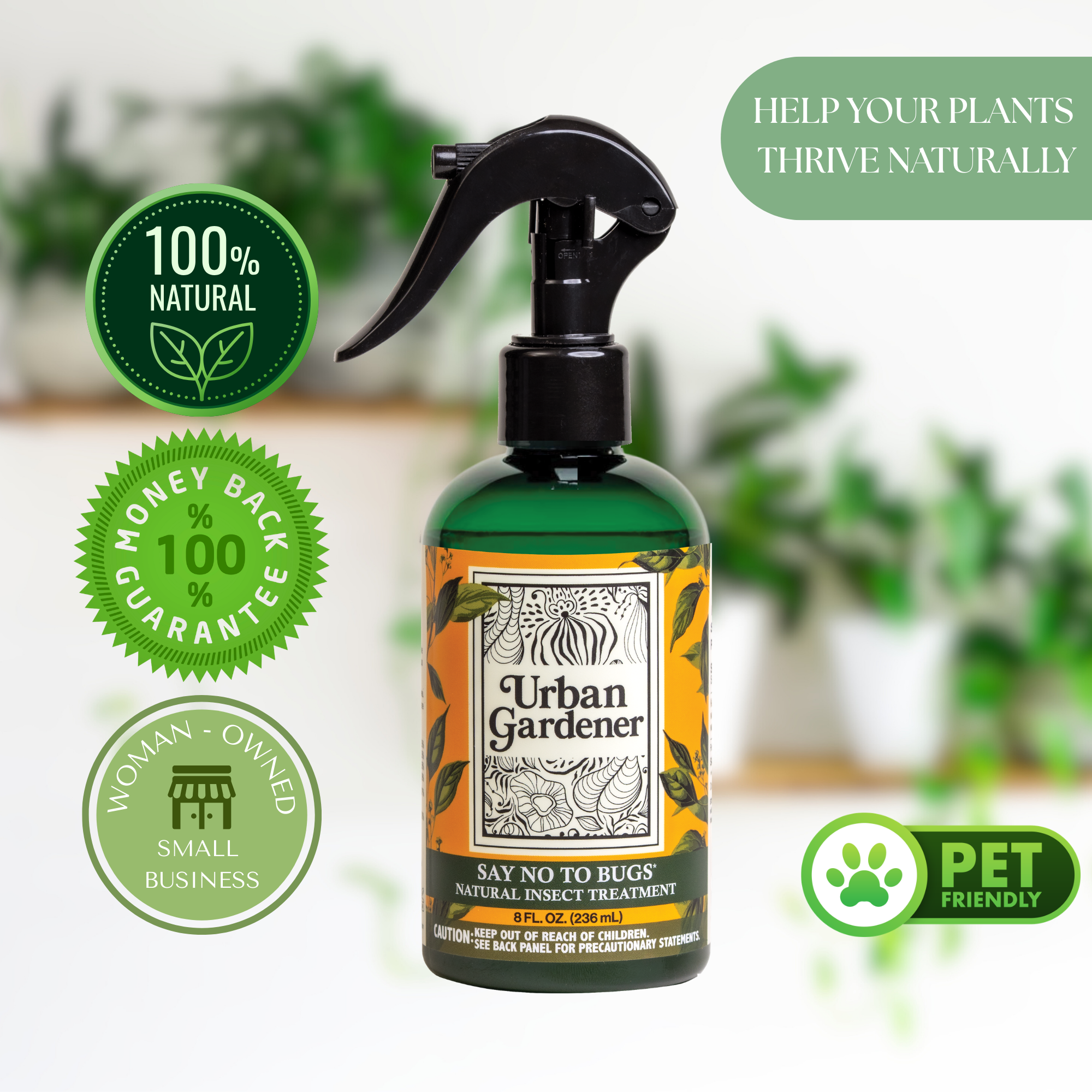 Wholesale Partner: Urban Gardener - Say No To Bugs - Natural Insect Treatment