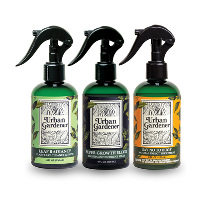 Wholesale Partner: Urban Gardener - UG 3 Pack Kit - Super Growth Elixir, Say No To Bugs, Leaf Radiance