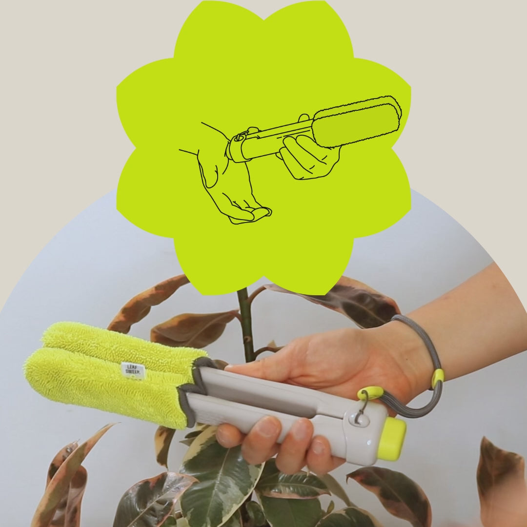 Leaf Sweep™ Plant Cleaning Tool - Starter Kit w/ Combo Covers